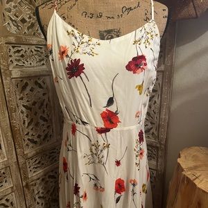 XL Floral Spaghetti Strap Dress